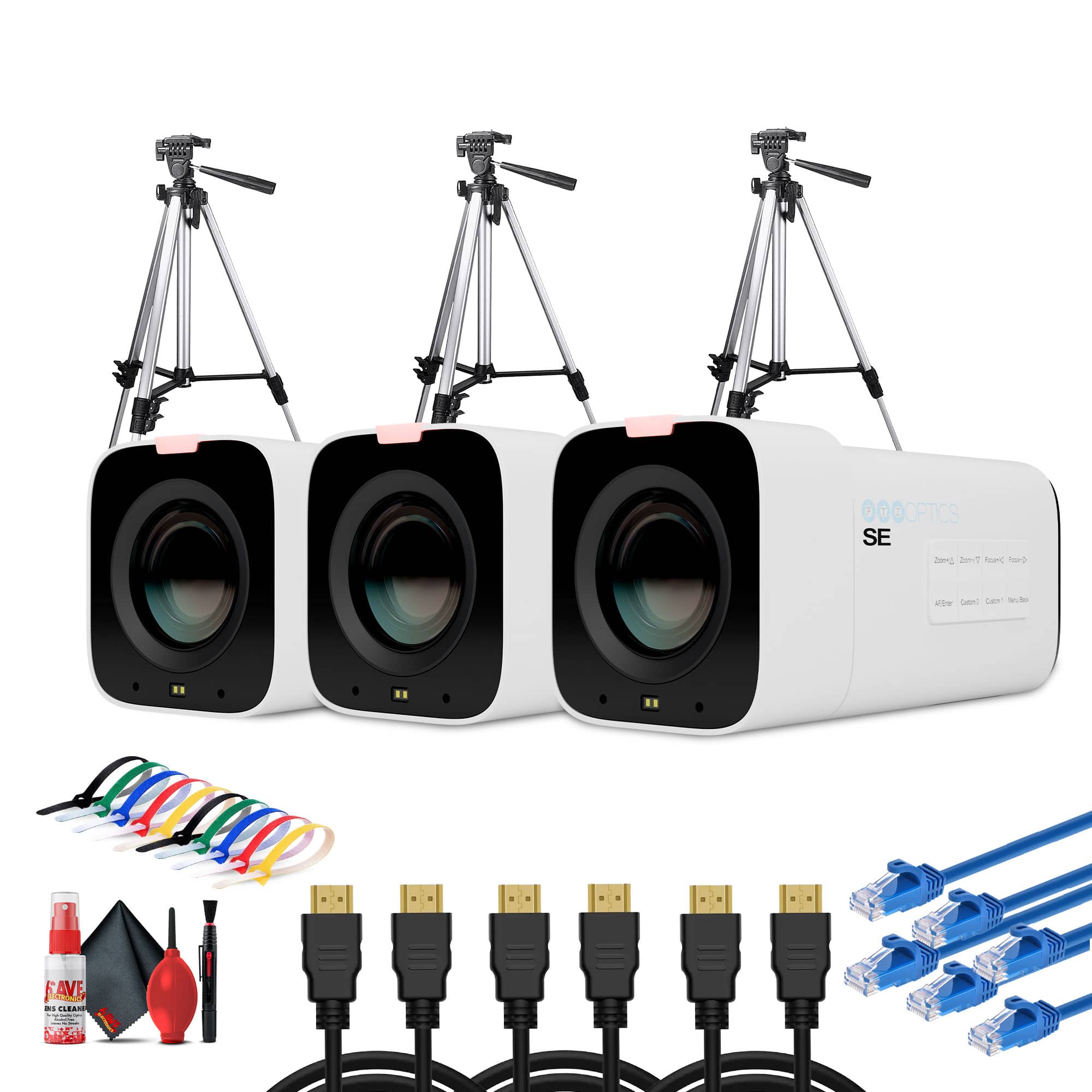 PTZOptics - Studio SE Hive-Linked PTZ Camera w/ 20x Optical Zoom, HD Streaming–White | More - White price history on PriceWatchPro