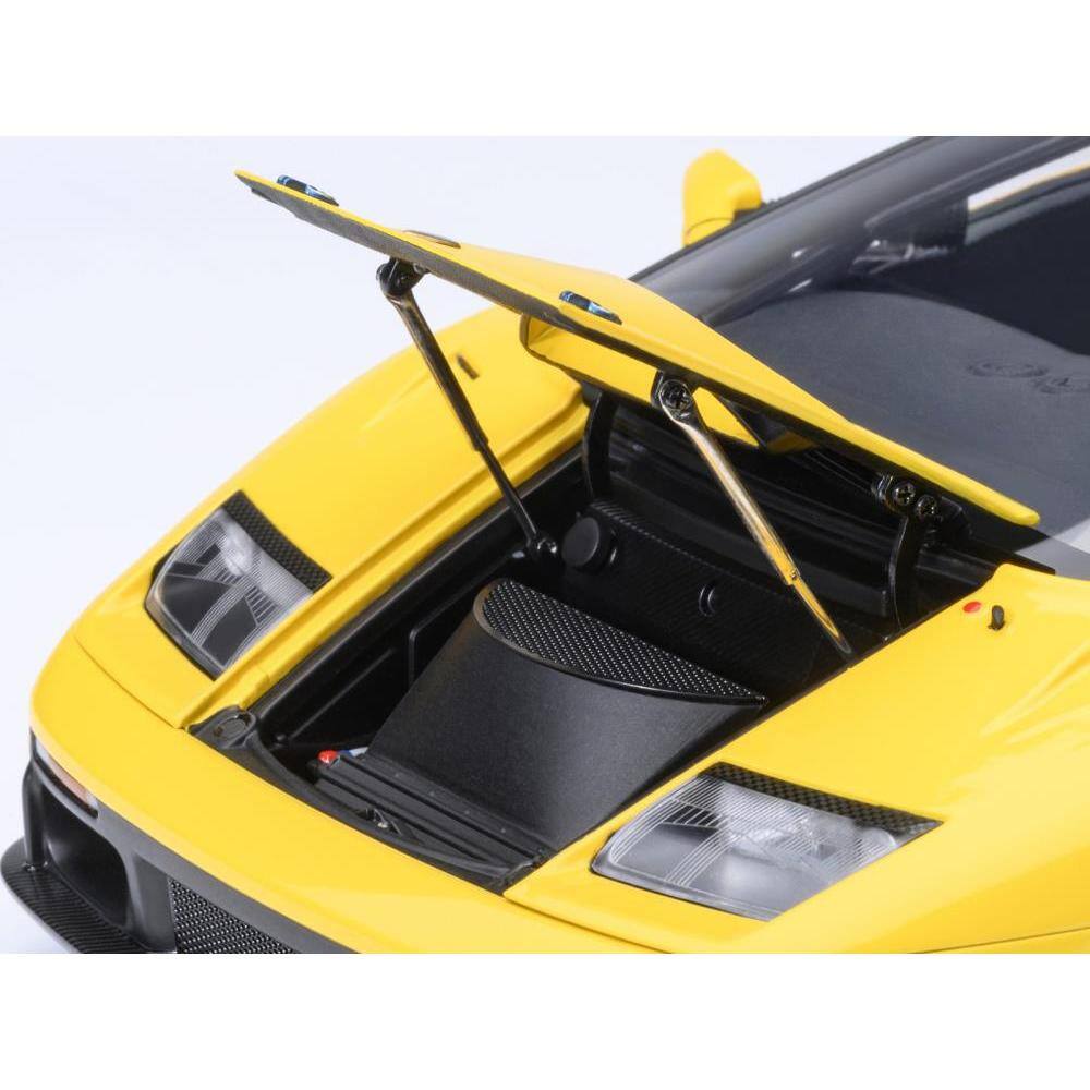Left. Autoart - Lamborghini Diablo GTR Superfly Yellow 1/18 Model Car by Autoart - Yellow.