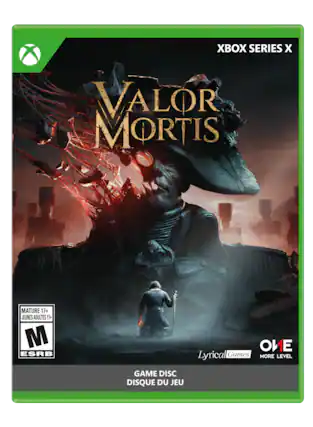 XBOX SERIES X
VALOR MORTIS
MATURE 17+ JEUNES ADULTES 17+ M ESRB
ONE Lyricall Games MORE LEVEL
GAME DISC DISQUE DU JEU - M (Mature 17+)