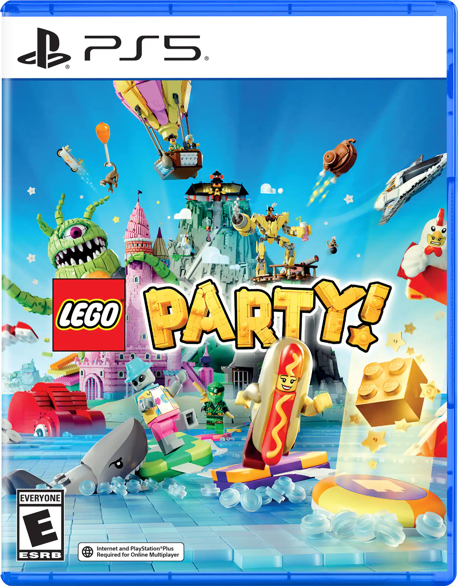 PS5 LEGO PARTY! 1:120 12N 21 A EVERYONE E ESRB - Internet and PlayStation*Plus Required for Online Multiplayer - E (Everyone)