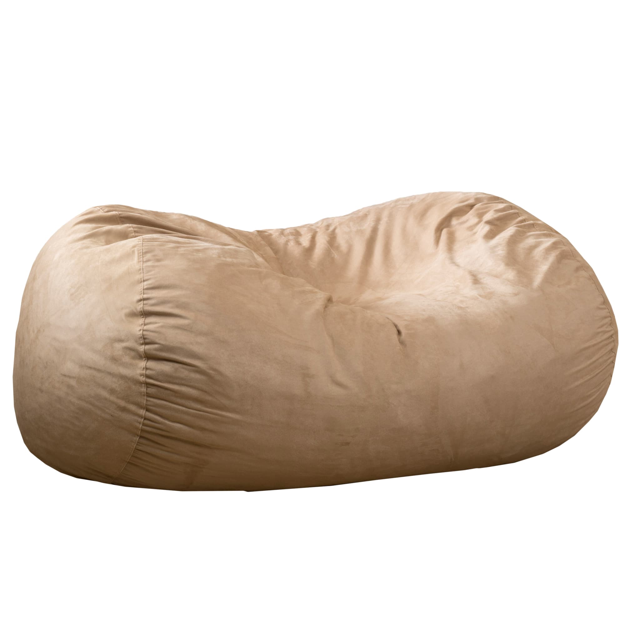GOODSILO - Premium Suede Cylindrical Bean Bag Chair for Ultimate Comfort and Style in Contemporary Living Spaces - Tuscany