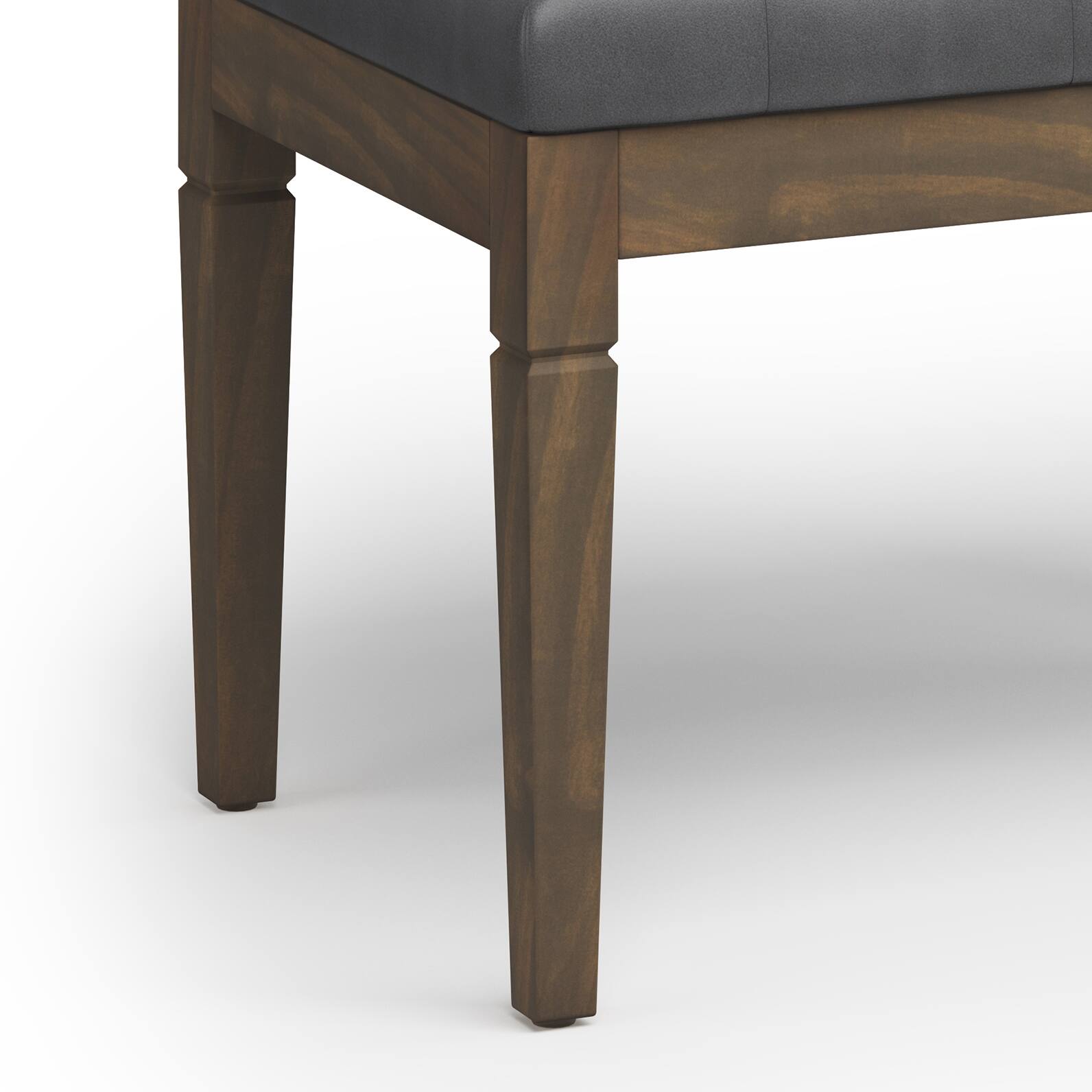Alt View 14. Simpli Home - Waverly Small Tufted Ottoman Bench - Stone Grey.