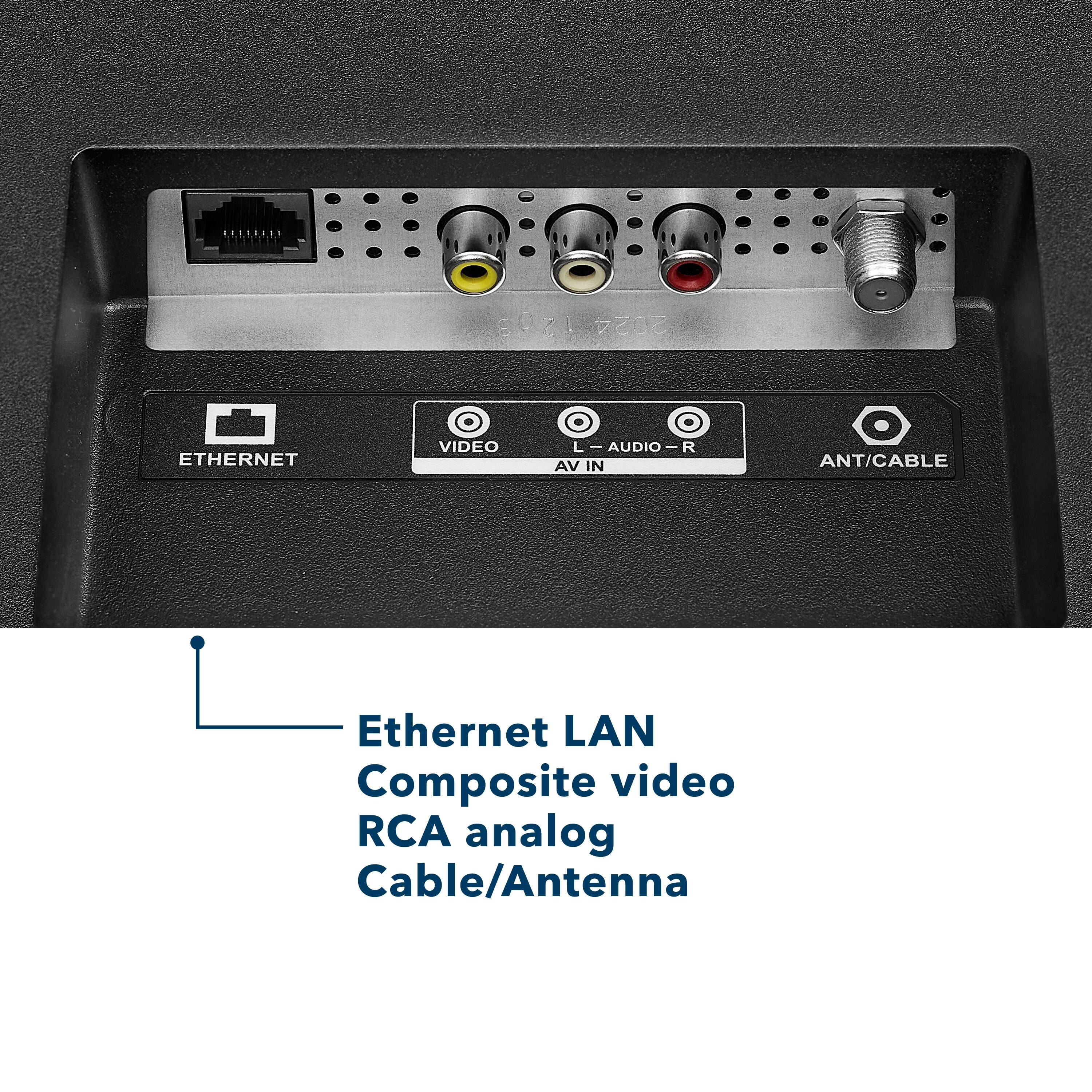 Ethernet LAN Composite video RCA analog Cable/Antenna