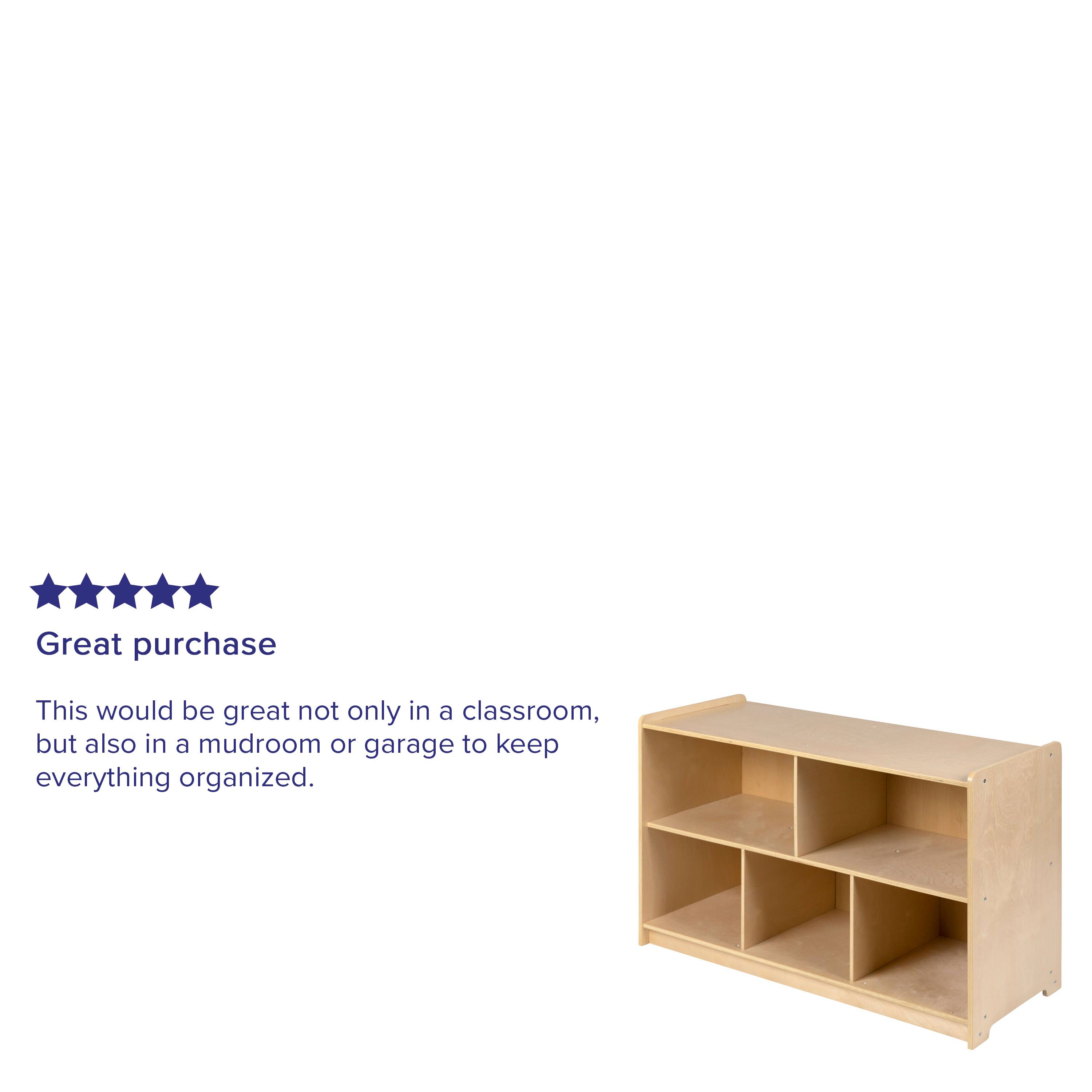 Great purchase

This would be great not only in a classroom, but also in a mudroom or garage to keep everything organized.