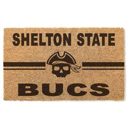 Jardine - Shelton State Buccaneers 18" x 30" Team Logo Doormat - Brown