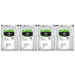 Seagate - 2 PACK BarraCuda 8TB SATA III 6 Gb/s 3.5" Internal Hard Drive Kit