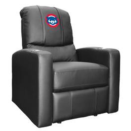 DreamSeat - Chicago Cubs Team Logo Stealth Manual Recliner - Black