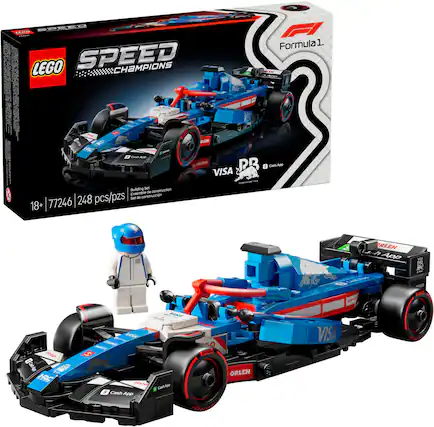 LEGO Speed Champions Formula 1 Racing Car Set. 77246. 18+. 100% LEGO bricks. 248 pieces. Visa. Orlen. Cash App.