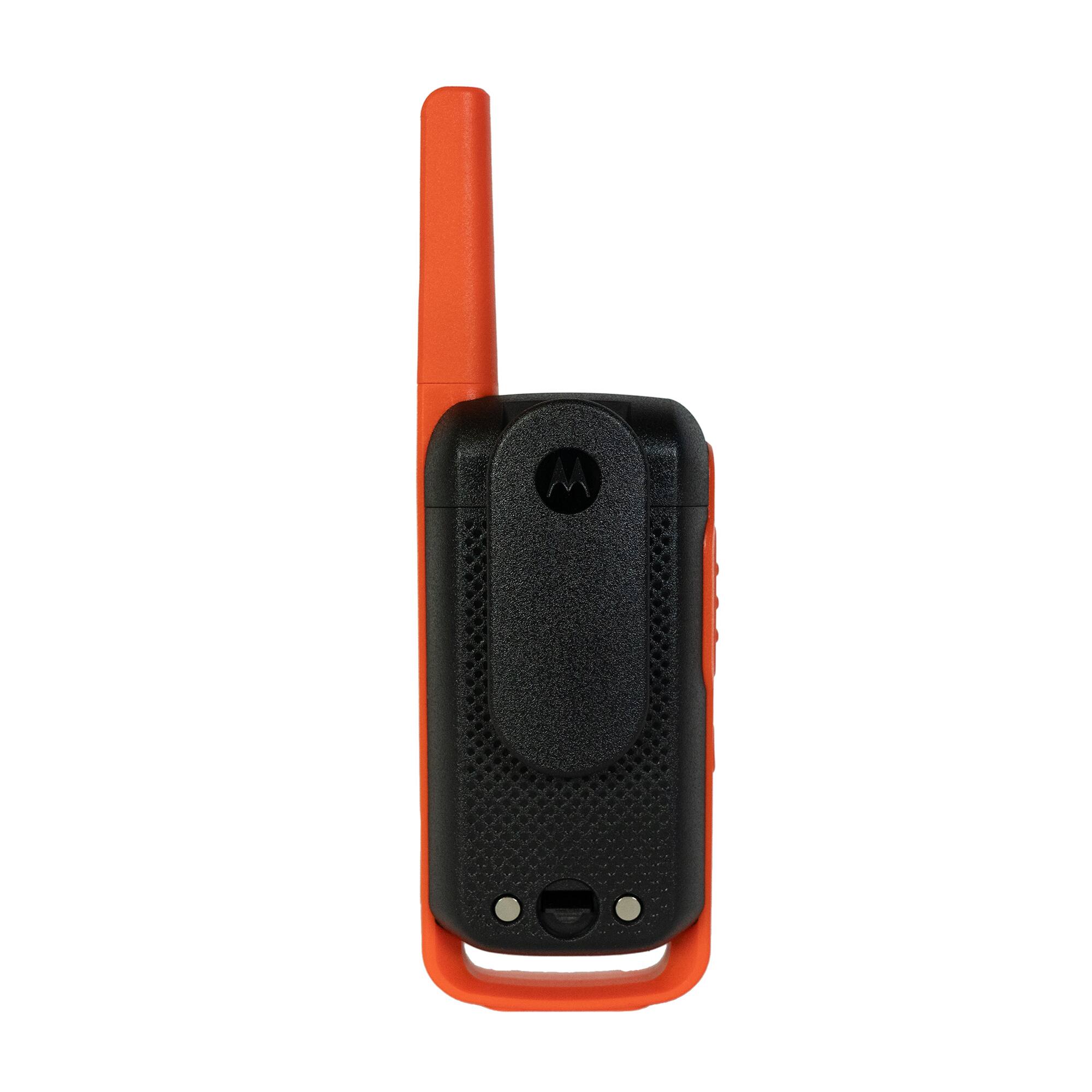 Back. Motorola - Motorola Solutions T275 25 mi. Two-Way Radio Black/Orange 2-Pack w/ Accessories - Black / Blue.
