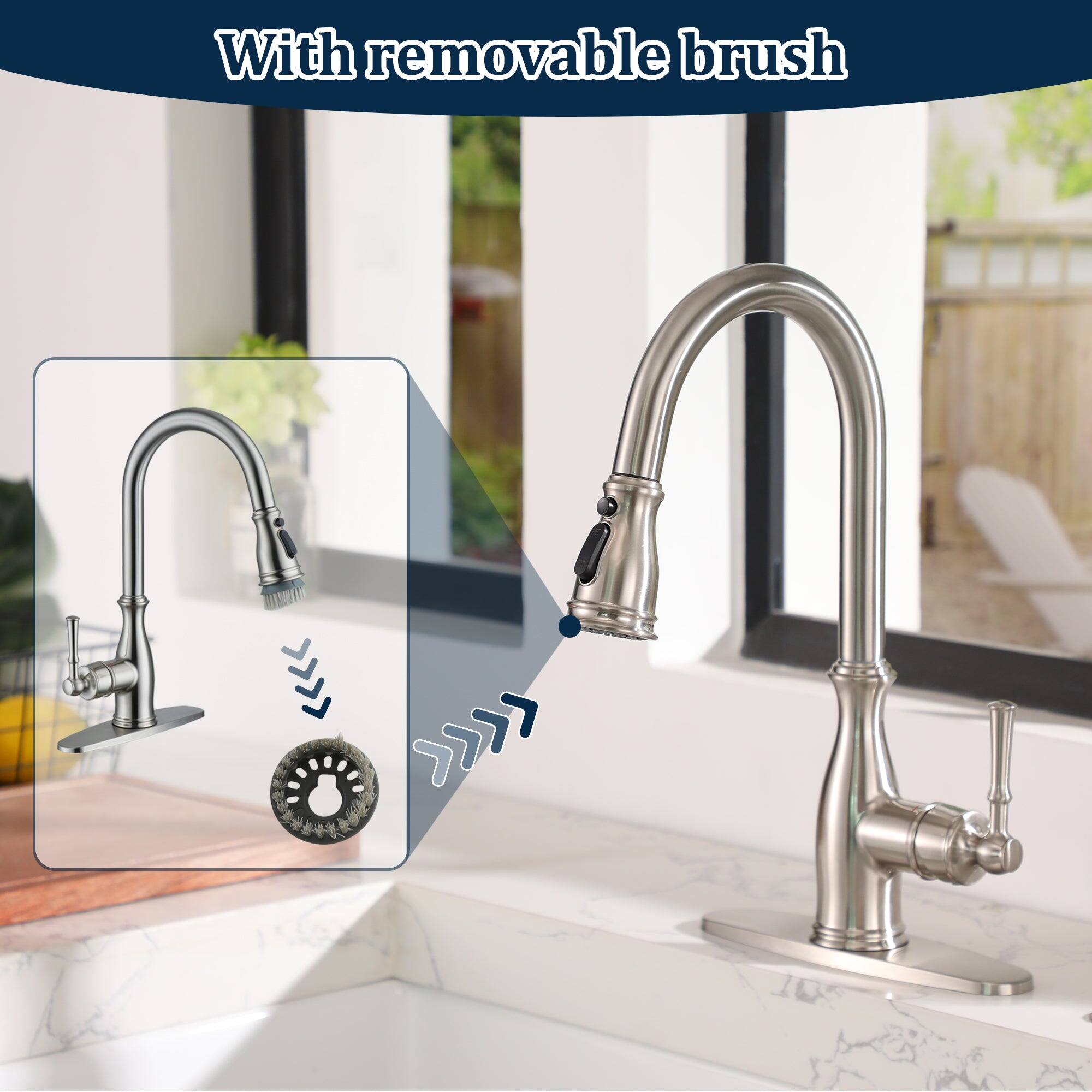 With removable brush