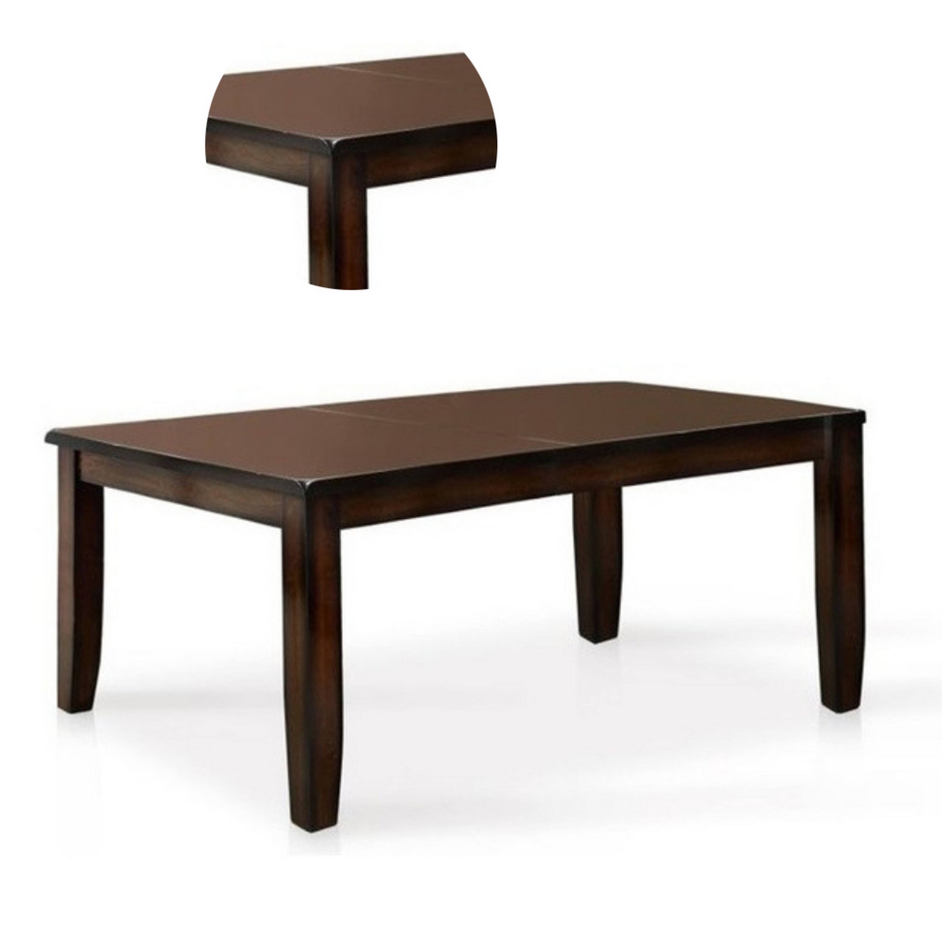 Alt View 2. Manhattan Lane - Dickinson I Transitional Style Dining Table, Dark Cherry Finish - Dark Cherry Finish.