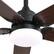 Alt View 4. Sofucor - 42 Inch Modern Ceiling Fan with Light and Remote Control 6 Adjustable Wind Speed Dimmable Light & Bedroom Ceiling Fans - Black.