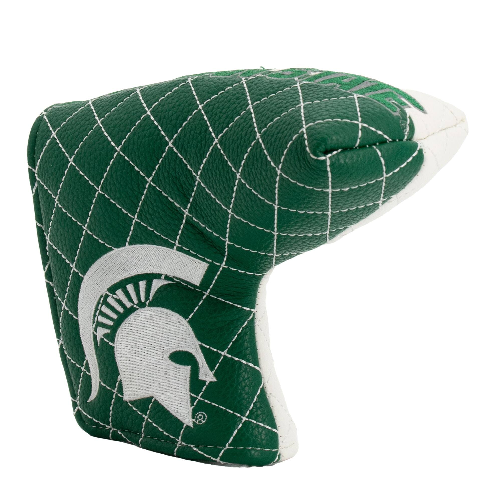 Alt View 2. Team Golf - Michigan State Spartans Quilted Blade Putter Cover - Multicolor.