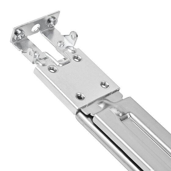 Back. SilverStone - High Quality Ball Bearing Sliding Rail Kit for Rackmount Chassis, SST-RMS09-20 - silver.