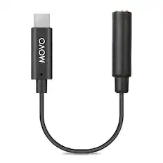 Front. MOVO - Movo UCMA-2 3.5mm to USB-C Audio Jack Adapter - 3.5mm TRRS to Type-C Connector for Android, GoPro Mic, iPad Pro Adapter.