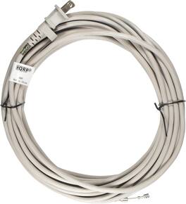 HQRP - AC Power Cord for Dyson DC15 Upright Vacuum Cleaner 908676-01 DC-15 Mains Cable DC15 All Floors, DC15 Animal - Gray