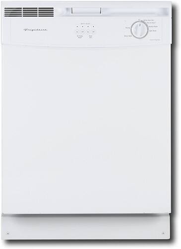 Front Standard. Frigidaire - 24" Tall Tub Built-In Dishwasher - White.