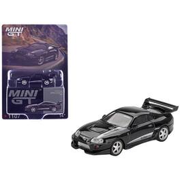True Scale Miniatures - Toyota Supra "VeilSide Combat V-II" Black Limited Edition 1/64 Diecast Model Car by Mini GT