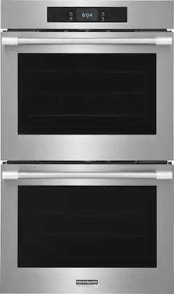 Frigidaire - Professional 30" Built-In Double Wall oven with Total Convection and Stone-Baked Pizza Mode - Stainless Steel
