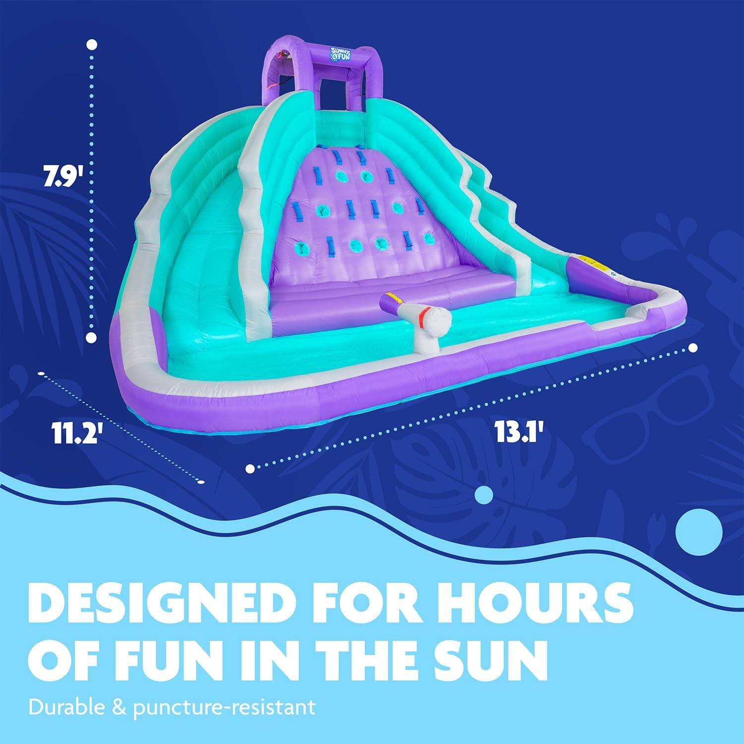 Sm OFUN 7.9' 11.2' 13.1' DESIGNED FOR HOURS OF FUN IN THE SUN Durable & puncture-resistant