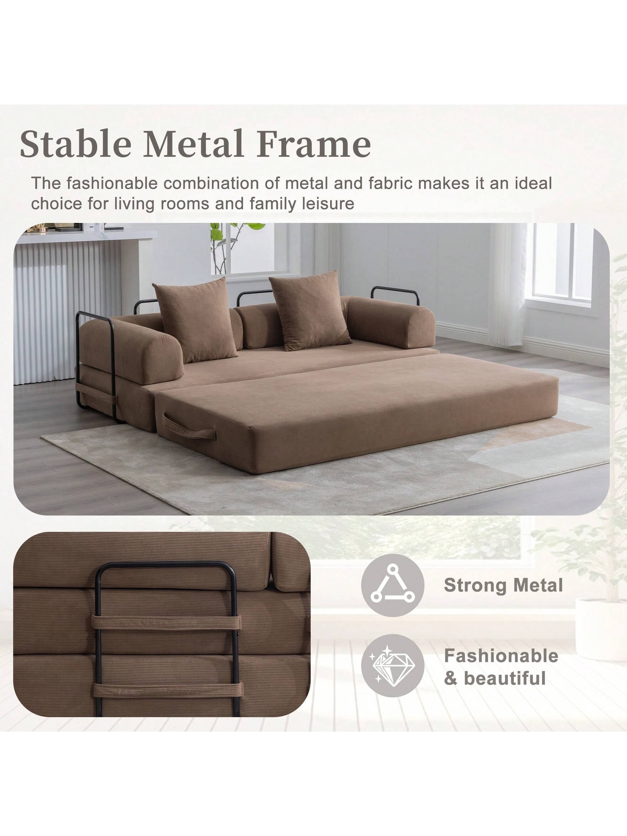 Stable Metal Frame

The fashionable combination of metal and fabric makes it an ideal choice for living rooms and family leisure.

Strong Metal

Fashionable & beautiful