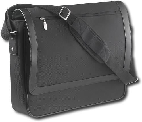 Angle Standard. Init® - Messenger Notebook Case - Black.