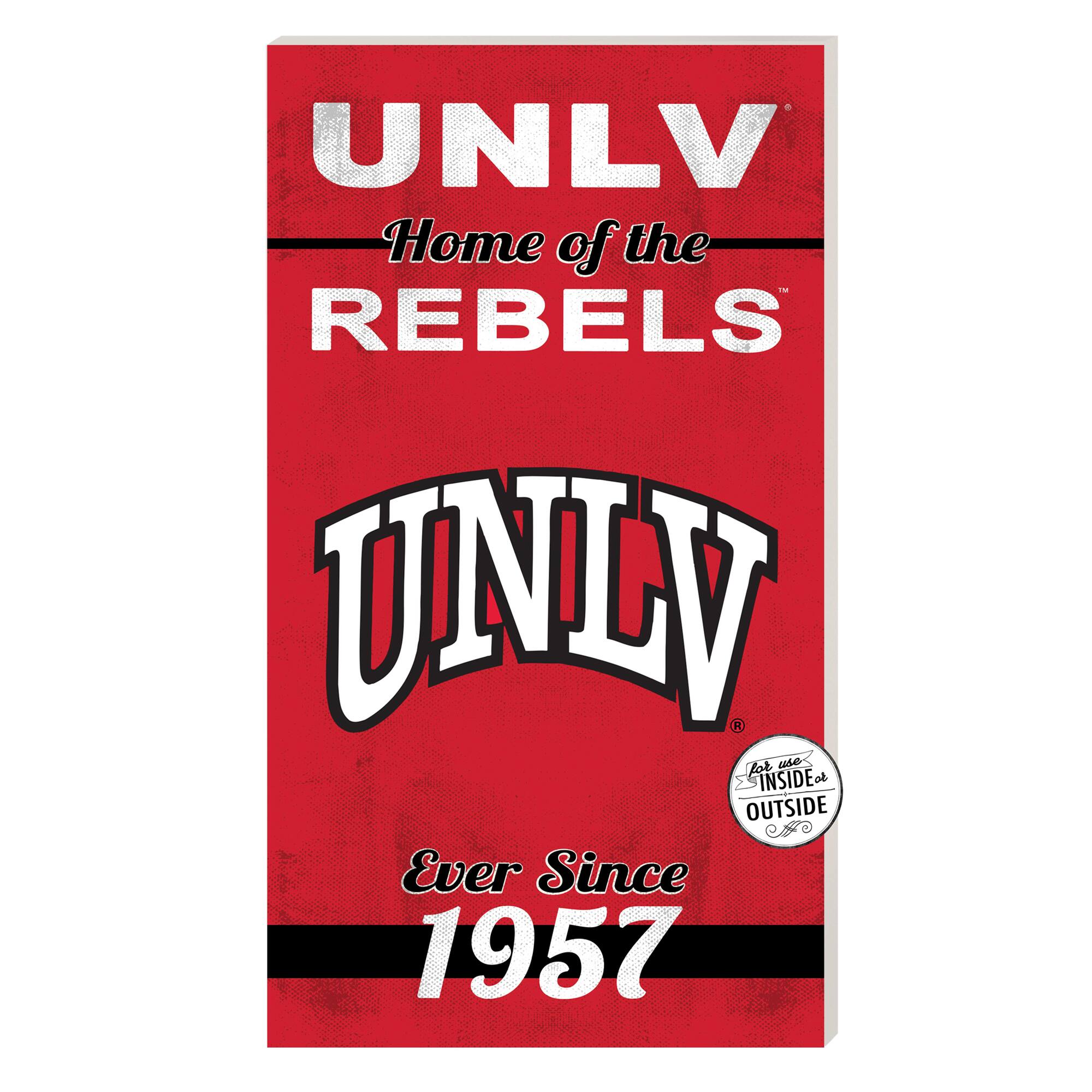 UNLV Rebels 11'' x 20'' Home Of The Sign