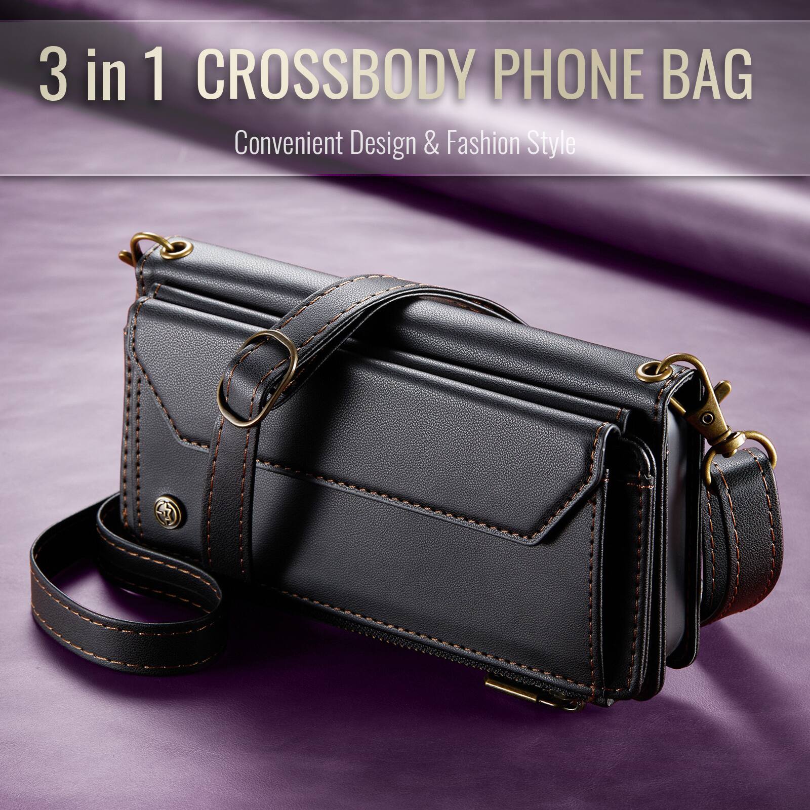 3 in 1 CROSSBODY PHONE BAG  
Convenient Design & Fashion Style