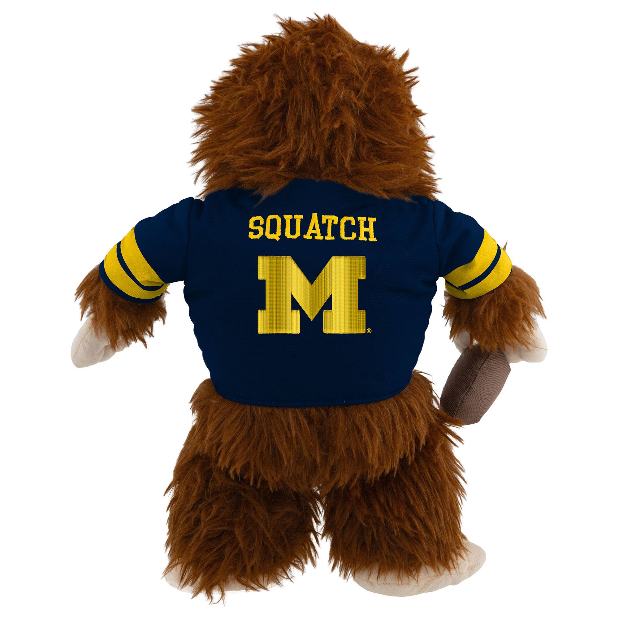 Alt View 2. Sporticulture - Michigan Wolverines 14" Big Footballer Premium Plush - Multicolor.