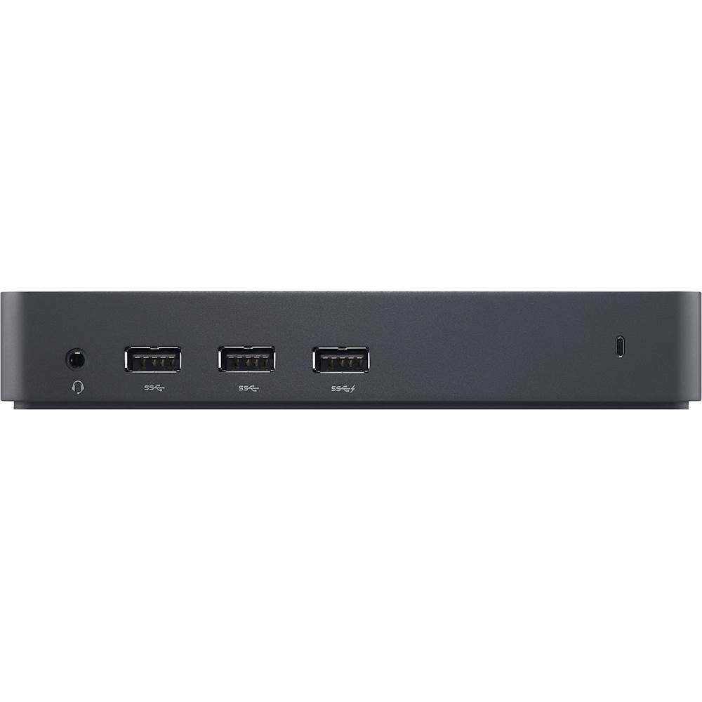 Dell D3100 USB  Docking Station- HDMI DP Ethernet USB-C USB-A Headphone  and audio output -Plug and Play Black D3100 - Best Buy