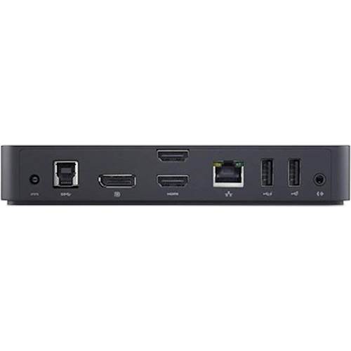 der voksen Forudsætning Dell D3100 USB 3.0 Docking Station- HDMI DP Ethernet USB-C USB-A Headphone  and audio output -Plug and Play Black D3100 - Best Buy
