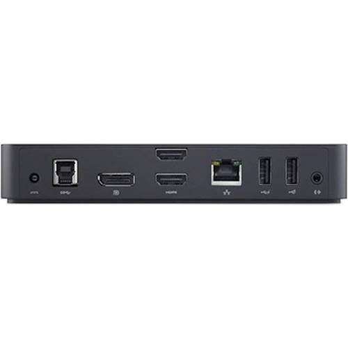 Alt View 11. Dell - D3100 USB 3.0 Docking Station- HDMI - DP  - Ethernet - USB-C - USB-A - Headphone and audio output -Plug and Play - Black.