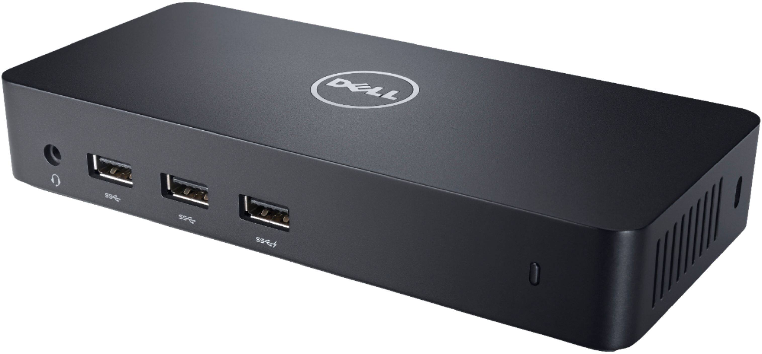 Alt View 13. Dell - D3100 USB 3.0 Docking Station- HDMI - DP  - Ethernet - USB-C - USB-A - Headphone and audio output -Plug and Play - Black.