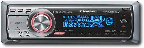 Front Standard. Pioneer - 50W x 4 MOSFET iPod™/Satellite Radio-Ready CD Deck.