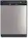 Front Standard. KitchenAid - Classic Console P Series 24" Tall Tub Built-In Dishwasher - Black-on-Stainless.