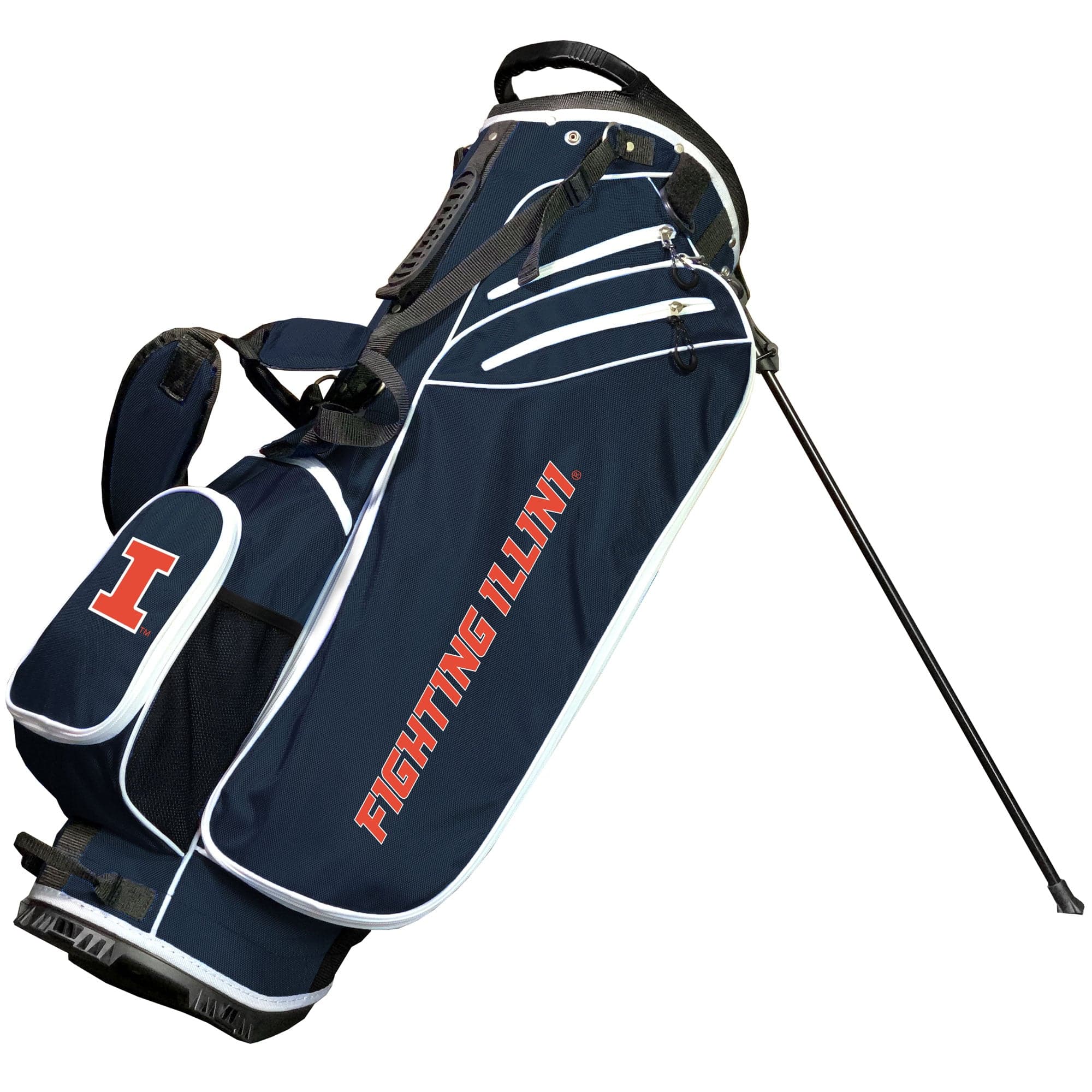 Team Golf - Illinois Fighting Illini Birdie Stand Golf Bag - Multicolor