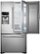 Front. Samsung - 23 Cu. Ft. Counter Depth 3-Door Refrigerator with Food ShowCase - Stainless Steel.