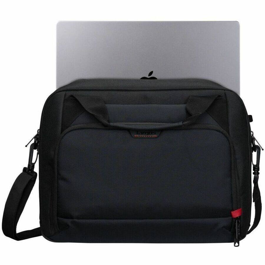 Alt View 3. Targus - Targus Classic EcoSmart CN414EU Carrying Case (Briefcase) for 13" to 14" Notebook - Black - TAA Compliant - Water - Black.