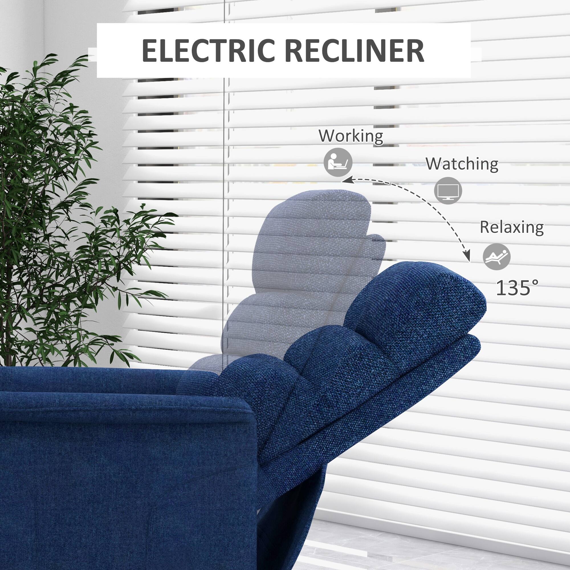 ELECTRIC RECLINER
Working
Watching
Relaxing
135°