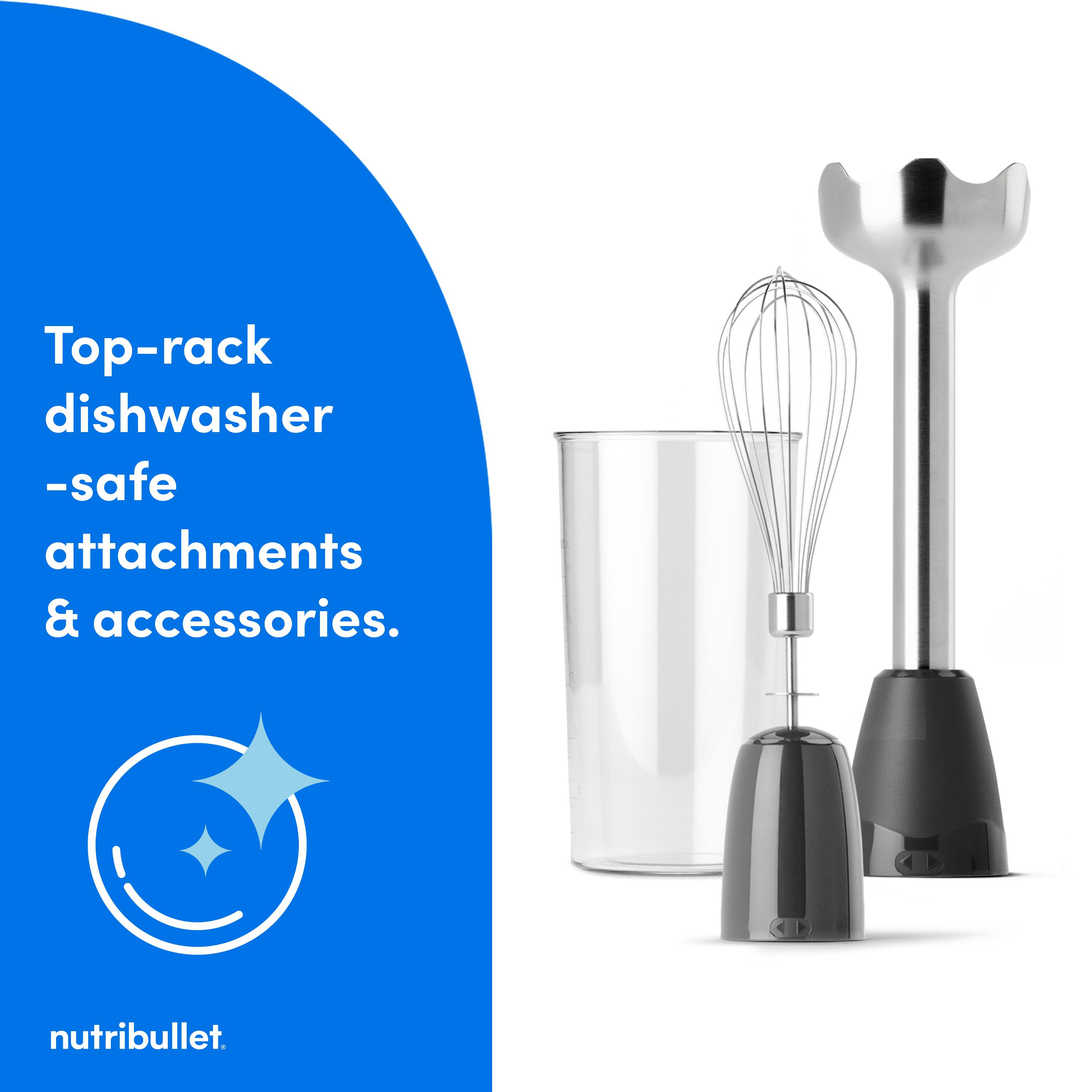 Top-rack dishwasher-safe attachments & accessories. nutribullet.