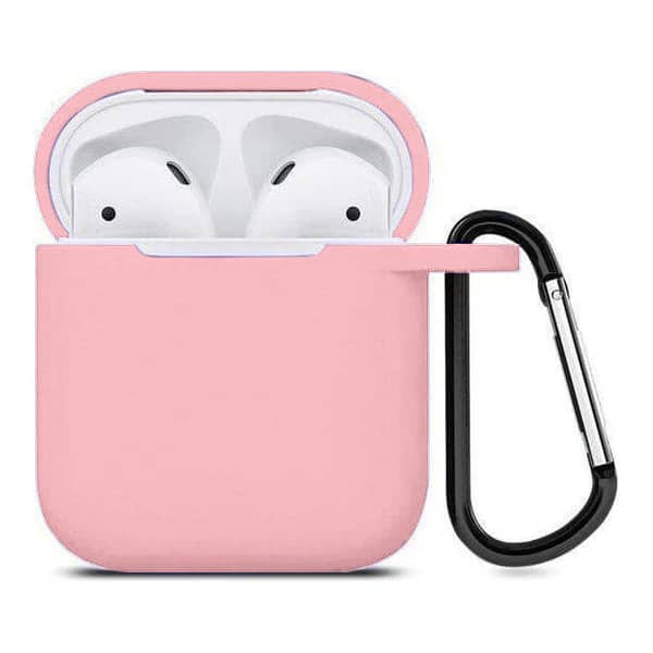 Entronix - Premium Silicone Case for Apple AirPods 1st/2nd Generation - Light Pink