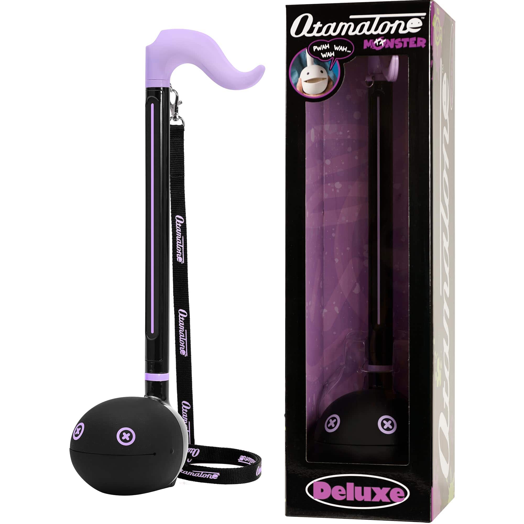 Otamatone - Synthesizer Music Toy Instrument with Monster Design Deluxe Size Portable and Musical - Violet