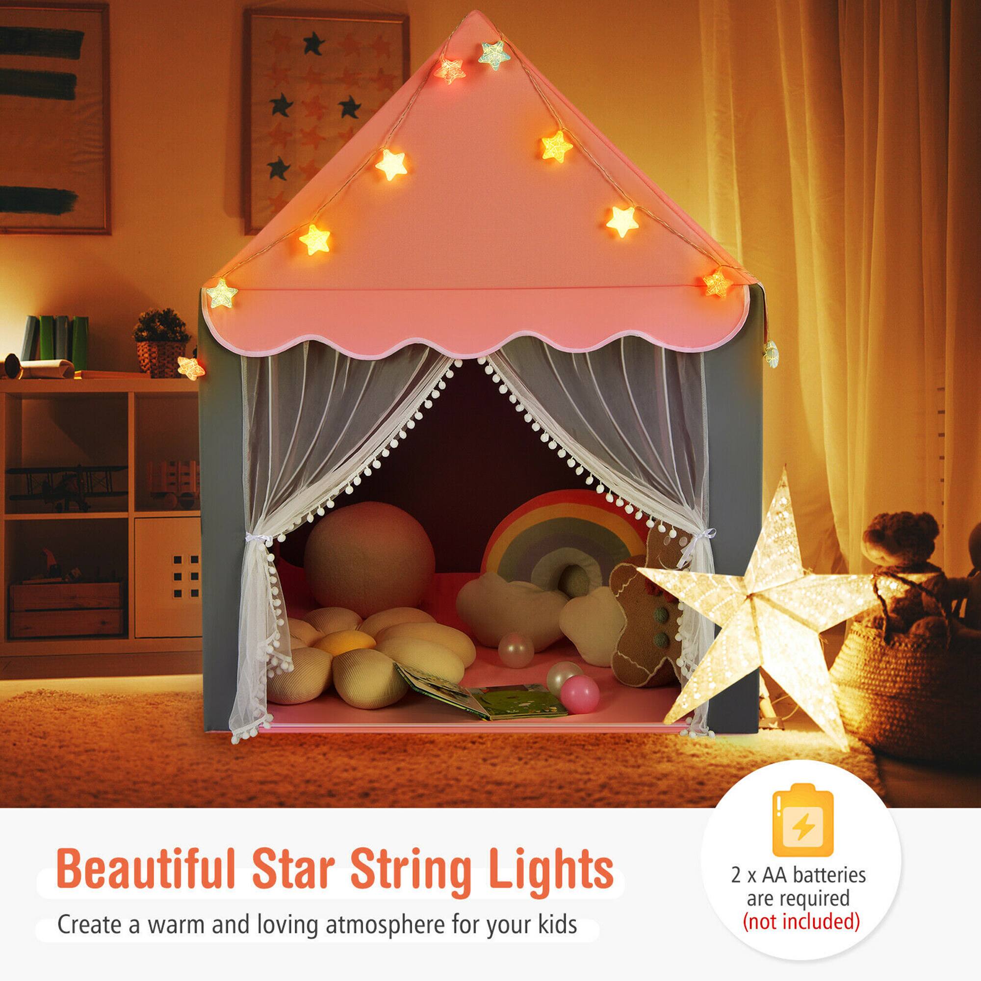 Beautiful Star String Lights  
Create a warm and loving atmosphere for your kids  

2 x AA batteries are required (not included)