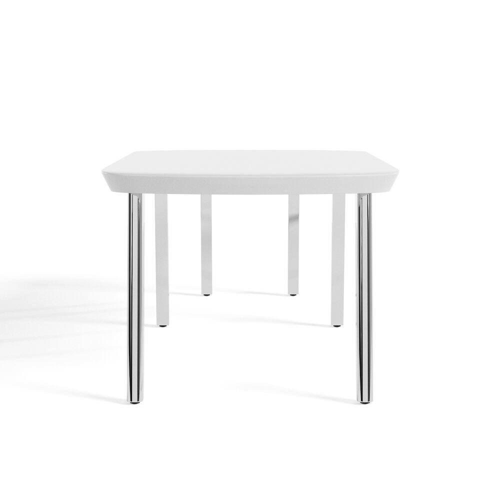 Alt View 2. Furniture of America - Jax Wood Nesting Coffee Table in White and Black - White.