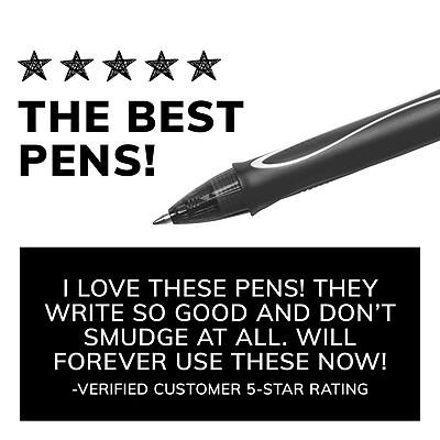 THE BEST PENS!

I LOVE THESE PENS! THEY WRITE SO GOOD AND DON'T SMUDGE AT ALL. WILL FOREVER USE THESE NOW!
-VERIFIED CUSTOMER 5-STAR RATING