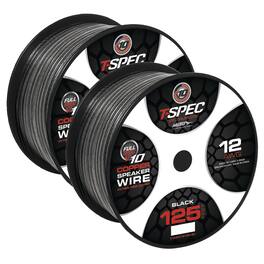T-Spec - V10sw12125-bk V10 Series 12-gauge Speaker Wire, 125 Ft - Black