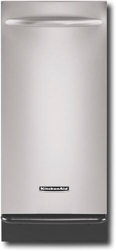 Front Standard. KitchenAid - S Series 1.4 Cu. Ft. Built-In Trash Compactor - Other.