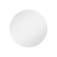 LOVMOR - 36 x 36 Inches Round Tempered Glass LED Bathroom Mirror with Anti-Fog & 3-Color Dimmable Lighting - silver - Front_Zoom