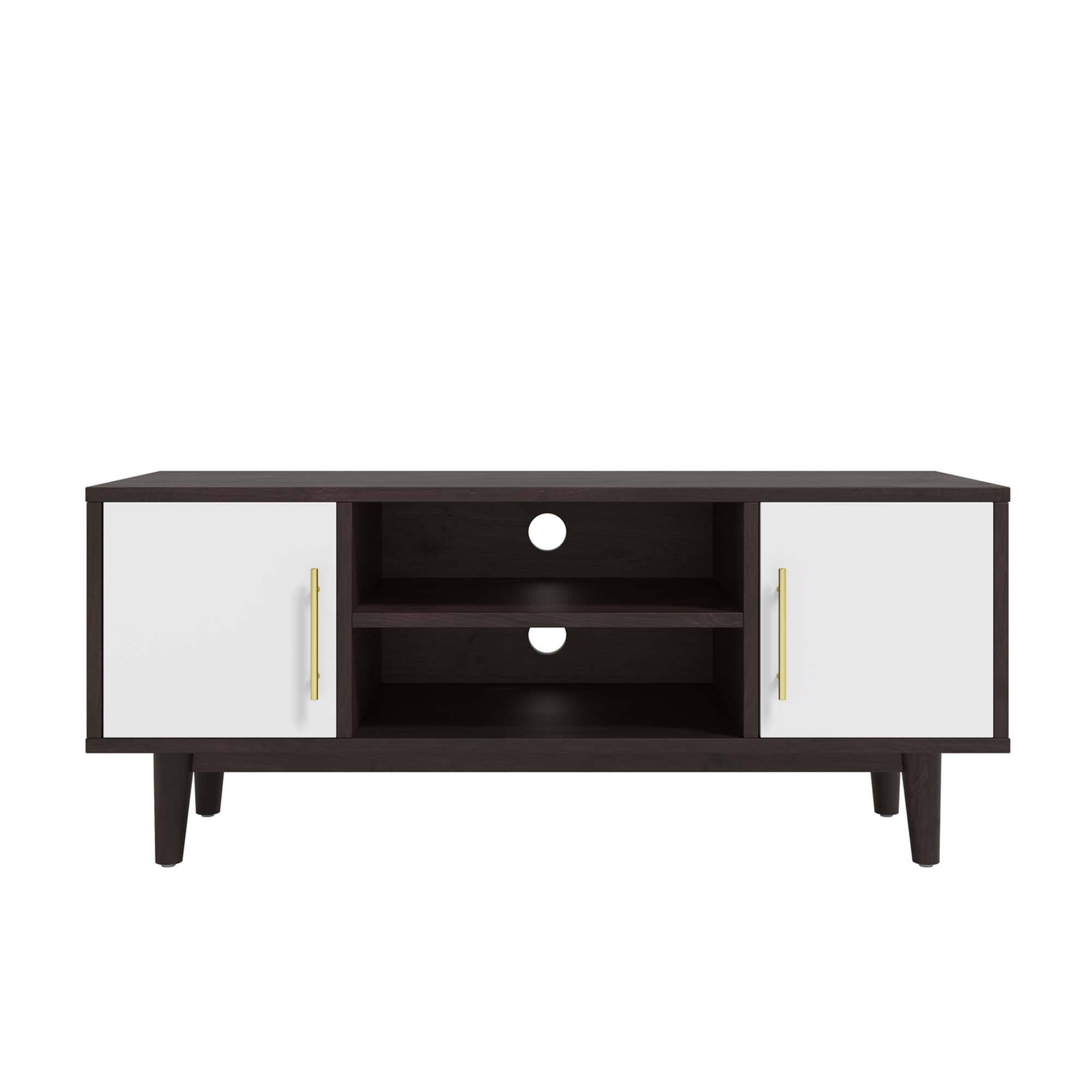 Alt View 2. Modway - Daxton 43" TV Stand by Modway - Cappuccino White.