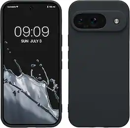 Gravity Ridge - for Google Pixel 10 Pro XL Slim Thin Ultra Flexible Silicone Phone Case Gel Rubber Soft Protective Case Drop Protection - Black